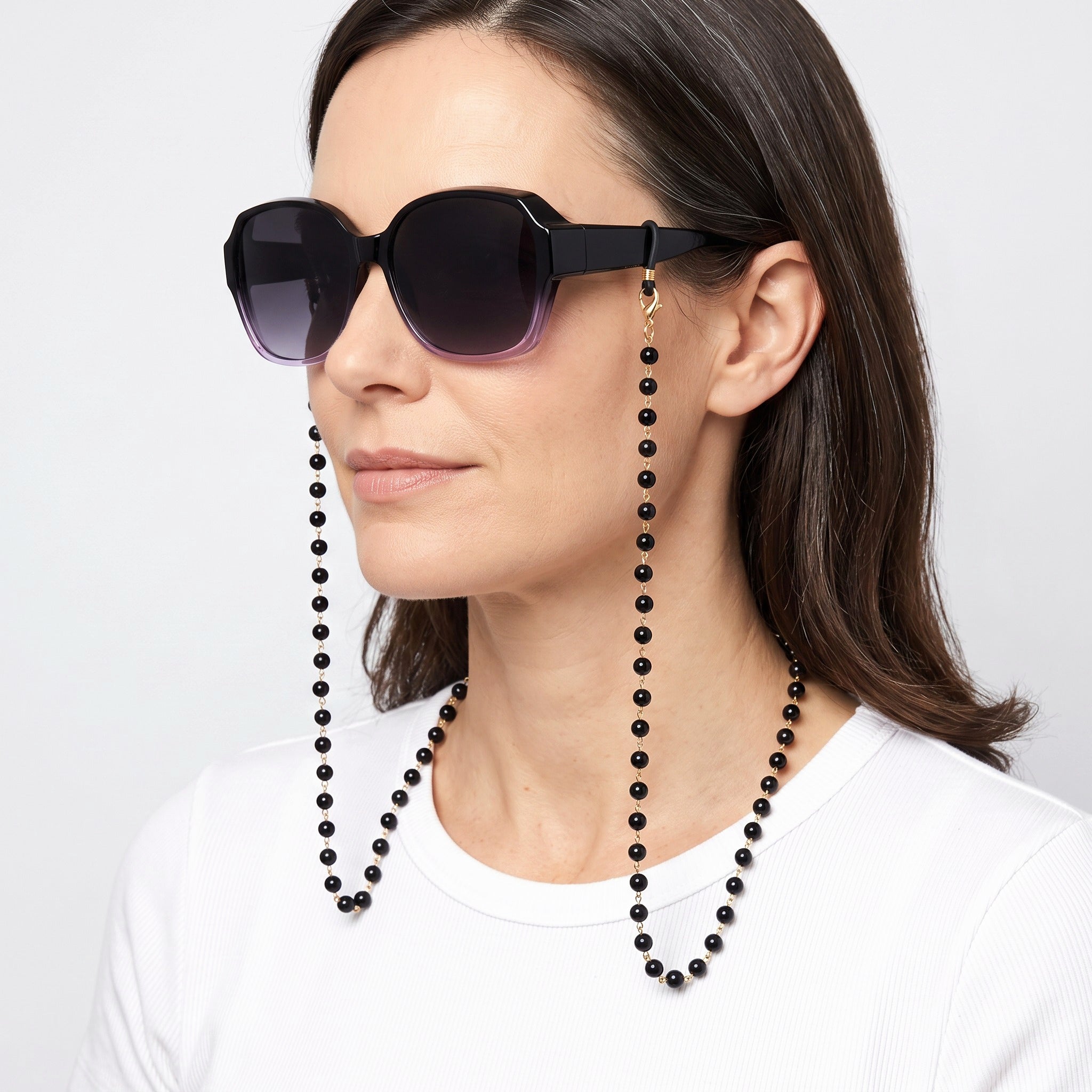 Onyx Bead Gold